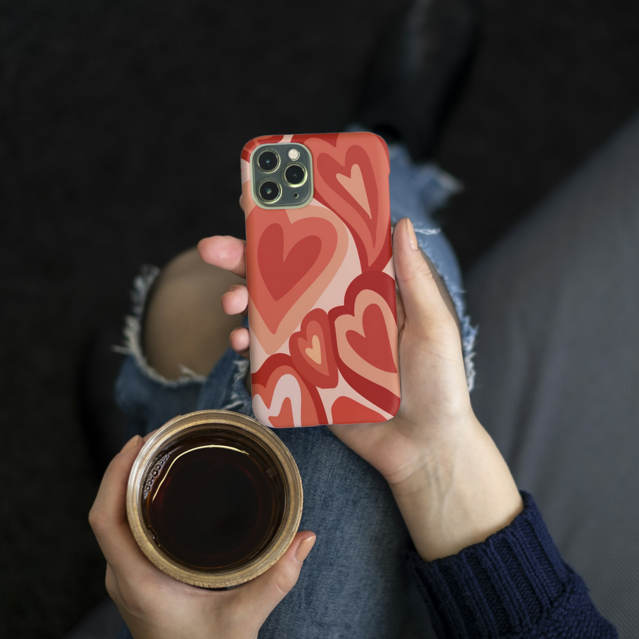 Gentle Heartbeat iPhone Case